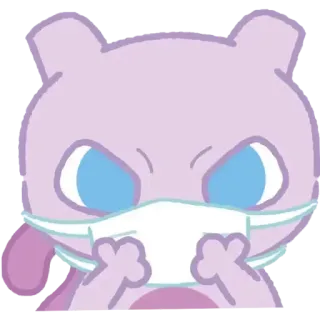 😷 귀여운, 동물, 카와이, 만화, 캐릭터, 스티커 whatsapp sticker