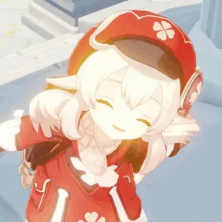 💗 Klee Genshin Impact 可莉, 原神, 动漫, 游戏, 可爱, 微笑 telegram sticker