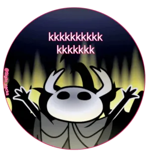 😂 kkkkkkkkkk
kkkkkkkk hollow knight, gra, postać, sylwetka, ciemny, tekst, obraźliwy telegram sticker