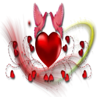 ❤️ 爱, 心, 鸟, 浪漫, 情人节, 贺卡 telegram sticker