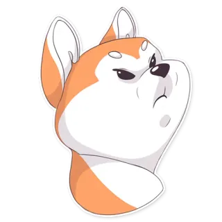 😒 dog, animal, pet, cute, meme telegram sticker