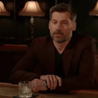 ⚜️ Jaime Lannister Game of Thrones 제이미 라니스터, 왕좌의 게임, 니콜라이 코스테르-발다우, 캐릭터, 남자, 음주, 시리즈, HBO telegram sticker