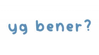 💜 yg bener? pergunta, frase, indonésio, correto telegram sticker