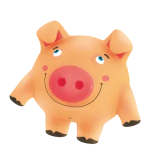 🐷 cochon, animal, mignon, dessin animé telegram sticker