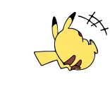🤩 Pikachu pokemon, pikachu, anime, kreskówka, żółty, zwierzę telegram sticker