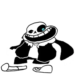 👉 Sans Undertale Sans, Undertale, Skelett, Videospiel, Charakter telegram sticker