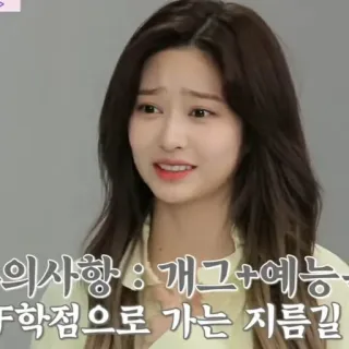 😑 의사항: 개그+예능
F학점으로 가는 지름길 coreano, texto, retrato, asiático telegram sticker