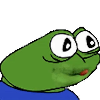 👅 rana, emote Twitch, Pepe, meme, cultura internet whatsapp sticker