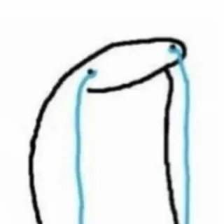 🥲 crying, sad, tears, emotional telegram sticker