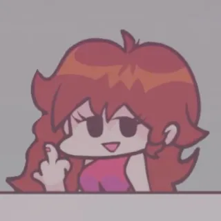 🍬 naklejka, środkowy palec, obraźliwe, kreskówka telegram sticker