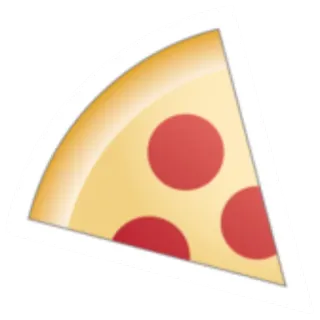 🍕 ピザ, 食べ物, スライス, ペパロニ, イタリアン telegram sticker