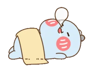 😴 可爱, 卡通, 角色, 困, 累 telegram sticker