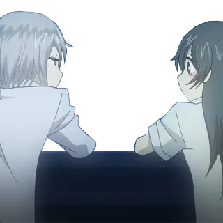 😶 Anime, Karakter, Persahabatan telegram sticker
