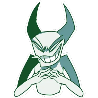 😈 ปีศาจ, ซาตาน, การ์ตูน, ชั่วร้าย, สัตว์ประหลาด, สิ่งมีชีวิต, ตัวละคร telegram sticker