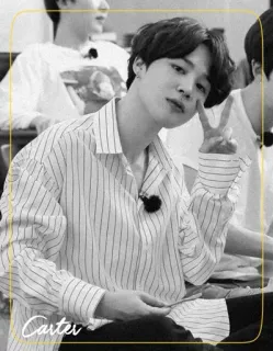 ◾️ Carter pessoa, retrato, kpop, idol, cantor, música whatsapp sticker