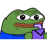 🧃 Pepe the Frog pepe, rana, meme, meme de internet whatsapp sticker
