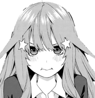 😒 Anime, Manga, Gadis, Bintang, Lucu, Ilustrasi, Kartun whatsapp sticker