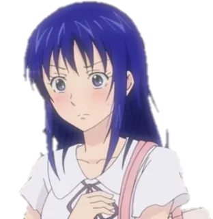 😳 Аниме, Девушка, Милый, Мультфильм telegram sticker