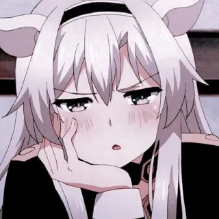 🌚 Anime, Manga, Süß, Mädchen, Cartoon, Kawaii telegram sticker