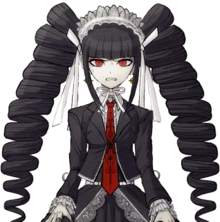 🃏 Celestia Ludenberg Danganronpa Anime, Gótico, Lolita, Danganronpa, Celestia Ludenberg telegram sticker