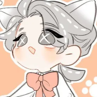 😸 Anime, Niedlich, Cartoon, Katzenohren telegram sticker