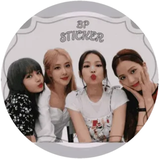 🔝 BP STICKER kpop, blackpink, music, girl group, entertainment, celebrity telegram sticker