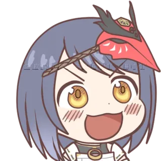 😀 Anime, Chibi, Lindo, Pegatina telegram sticker