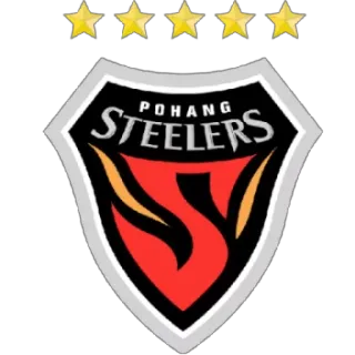 ⚽ POHANG
STEELERS Pohang Steelers, sepak bola, olahraga, logo tim telegram sticker