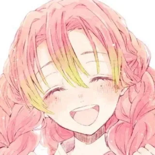 💗 Mitsuri Kanroji Demon Slayer Anime, Manga, Demon Slayer, Mitsuri Kanroji whatsapp sticker