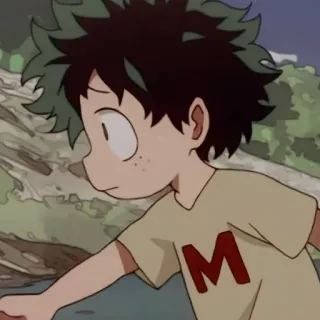 🌟 Izuku Midoriya My Hero Academia Anime, My Hero Academia, Izuku Midoriya, Deku, Karakter telegram sticker