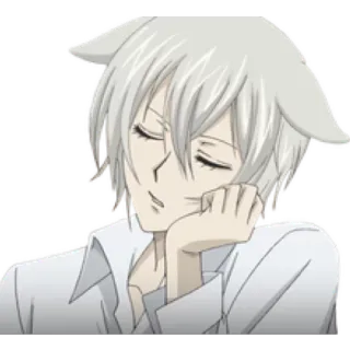 😴 Tomoe Kamisama Kiss anime, fox, yokai, sleepy, manga, ears telegram sticker