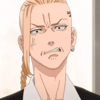 😡 Draken Tokyo Revengers Аниме, Персонаж, Дракен, Токийские мстители telegram sticker