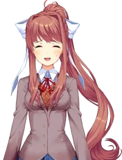 Monika by @clicker_yo telegram stickers