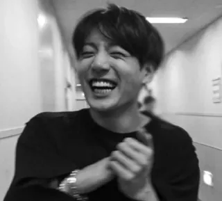 🐰 Jungkook kpop, chanteur, musique, souriant, rire telegram sticker
