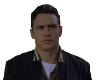 🙄 James Franco attore, celebrità, uomo, ritratto telegram sticker
