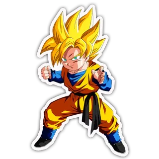 😠 Gotenks Dragon Ball Anime, Dessin animé, Personnage, Gotenks, Dragon Ball whatsapp sticker