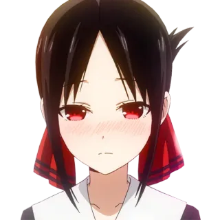 😔 Kaguya Shinomiya Kaguya-sama: Love Is War アニメ, かぐや様は告らせたい, キャラクター, ラブライブ！ whatsapp sticker