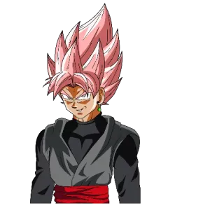 😈 Goku Black Dragon Ball Anime, Dragon Ball, Goku Black, Sticker, Desenho animado, Mangá telegram sticker