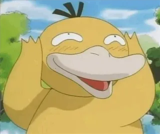😂 Psyduck Pokemon whatsapp sticker