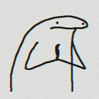 😐 boneco palito, simples, desenho animado, desenho de linha, minimalista telegram sticker