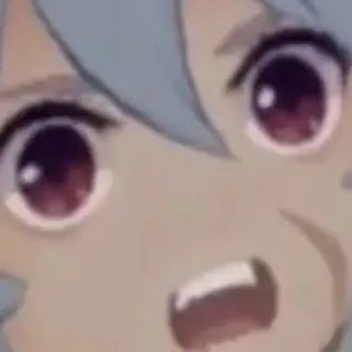 😵 Anime, Occhi, Scioccato, Faccia, Espressione telegram sticker