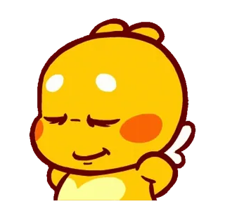 ๐ Kartun, Lucu, Senang, Kuning, Emoji, Karakter telegram sticker