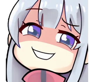 💜 动漫, 角色, 卡通, 得意, 可爱, Q版 telegram sticker
