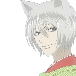 🙂 Tomoe Kamisama Kiss Anime, Manga, Rubah, Kemonomimi, Bishonen, Tampan telegram sticker