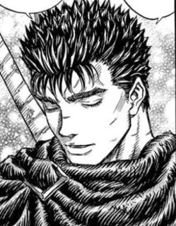 🖤 Guts Berserk anime, sword, manga, warrior, fighter whatsapp sticker