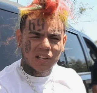 🧑‍🎤 6ix9ine rappeur, musique, Tekashi69, célébrité, tatouage, coiffure telegram sticker
