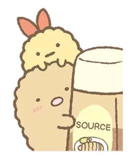 😦 SOURCE น่ารัก, อาหาร, การ์ตูน, คาวาอิ, แพนเค้ก, น้ำเชื่อม telegram sticker