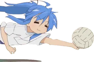 🏐 Anime, Vôlei, Esporte, Garota telegram sticker