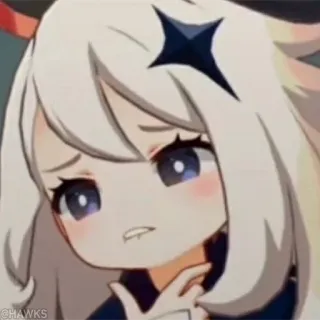 💠 Paimon Genshin Impact อนิเมะ, เก็นชินอิมแพกต์, ไพม่อน, น่ารัก, คาวาอิ, วิดีโอเกม telegram sticker