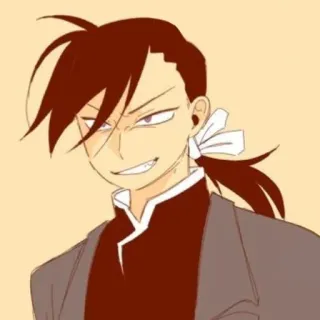 😠 anime, desenho animado, personagem, pessoa, retrato telegram sticker